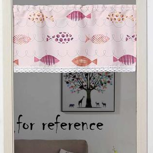 Panda Superstore Short Kitchen Curtain Half Window Curtain