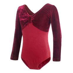 Long Sleeve Nude Leotard Girls Costume Kids Costumes