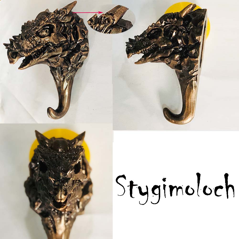 Panda Superstore 3 Packs Dinosaur Fossils Hanging Hooks Decorative