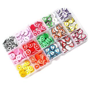 Panda Superstore 225 Pcs Sewing Resin Buttons Clothing Accessory