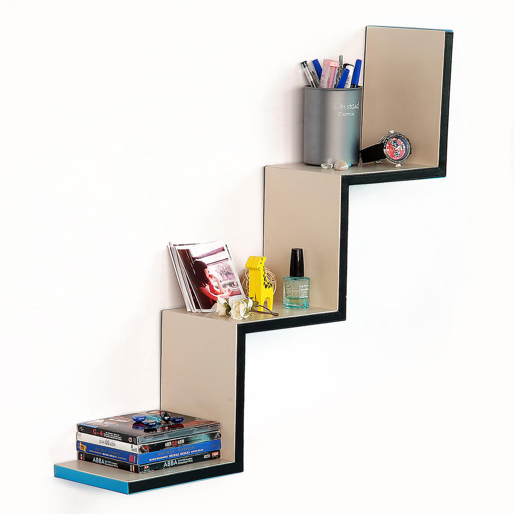 Blancho Bedding Trista - [Winter Story] Ladder-Shaped Leather Shelf / Bookshelf / Floating Shelf