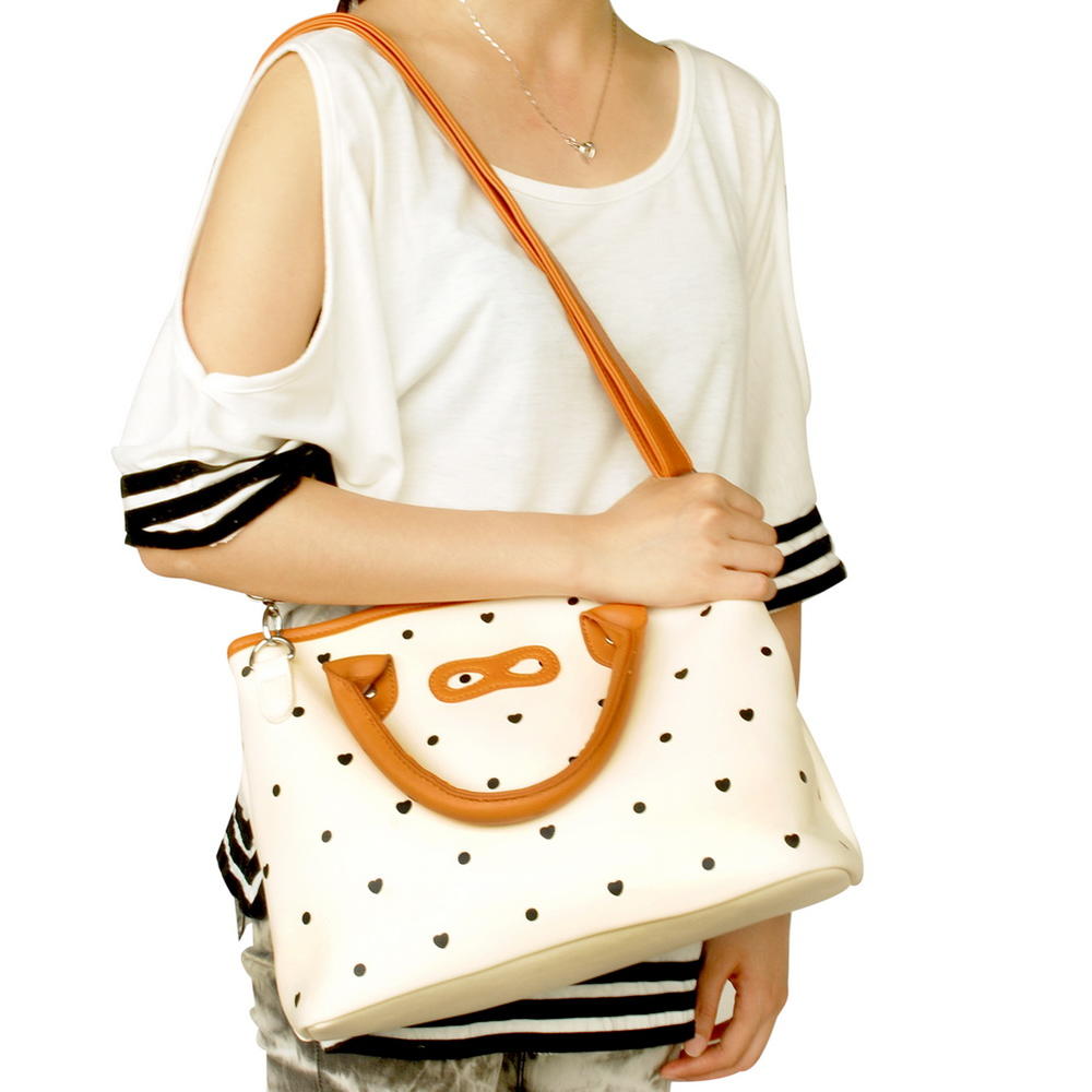 Blancho Bedding [Fervent Love] Fashion Double Handle Satchel Bag Handbag Purse