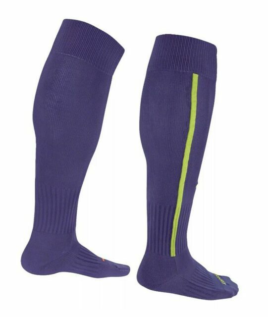 Nike Vapor Football Dri Fit Knee High Socks Sx5732 547 Purple Volt Yth 3y 5y New