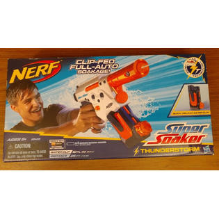 Nerf Nerf Super Soaker Thunderstorm Water Gun Motorized Quick Reload Water Clip New Nerf Nerf Super Soaker Thunderstorm Water Gun Motorized Quick Reload Water Clip New