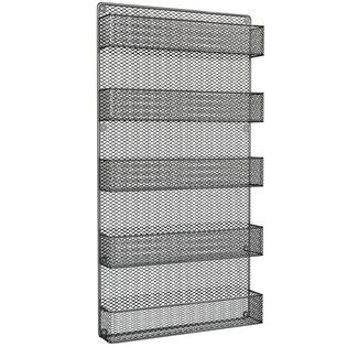 Home Complete E Rack Organizer Metal 5 Shelves Wall Mount Pantry Home Complete E Rack Organizer Metal 5 Shelves Wall Mount Pantry Kitchen Storage Herbs