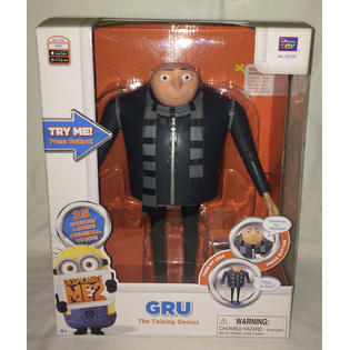 Thinkway Toys Despicable Me 2 Gru The Talking Genius Action Figure 11 Thinkway Toys Despicable Me 2 Gru The Talking Genius Action Figure 11