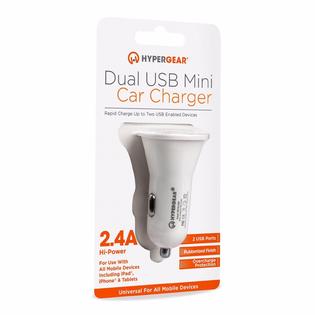 13475 Hypergear 2 Port Usb Rapid Charging 2 4a Cell Phone Car