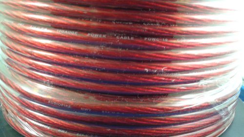 Audiopipe Audiopipe 250 10 Ga Red Power Wire P0wc 10 Ground