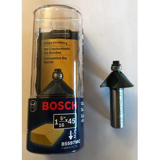 Bosch New Bosch 1 5 16 X 45 Chamfer Carbide Tipped Router Bit