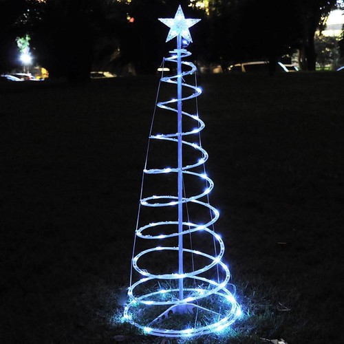 apluschoice 6 ft christmas led spiral tree light cool white xmas holiday new year battery - Spiral Christmas Tree Led apluschoice 6 ft christmas led spiral tree light cool white xmas holiday new year battery - Spiral Christmas Tree Led