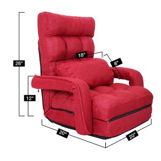 Adjustable Fabric Folding Chaise Lounge Sofa Chair Fabric Folding Chaise Lounge Sofa Chair