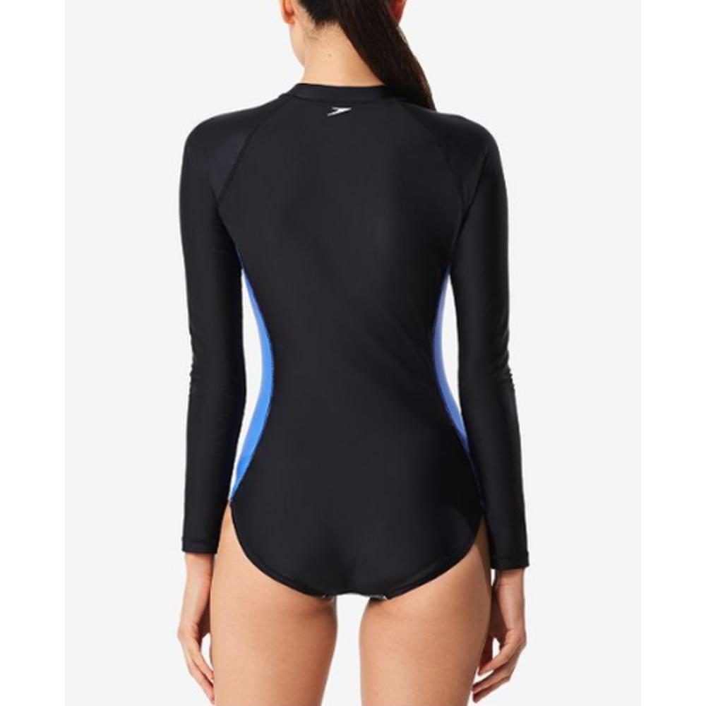Speedo Long Sleeve One Piece Swimsuit Women S Swimsuit 7106 Size L