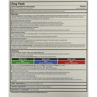 Rugby Nicotine Transdermal System Step One 21mg 14 Patches Each