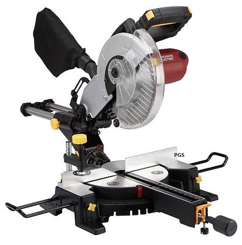 Dewalt Dw717 10 Inch Double Bevel Sliding Compound Miter Saw Chicago Electric 10 In Sliding Compound Miter Saw Dust Bag Extension Bar Bevel Slide Rails
