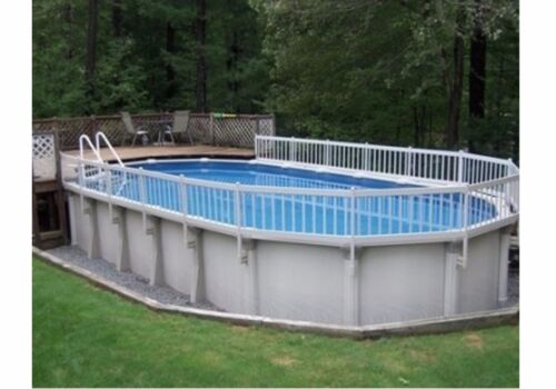 No Dig Vinyl Fence Vinylworks Swimming Pool Resin Safety Fence Base Kit B 3 Sections