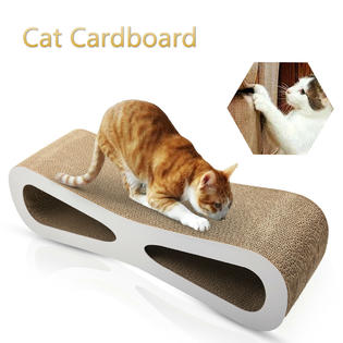 Jaxpety Cat Scratch Cardboard Catnip Scratching Pad Scratcher