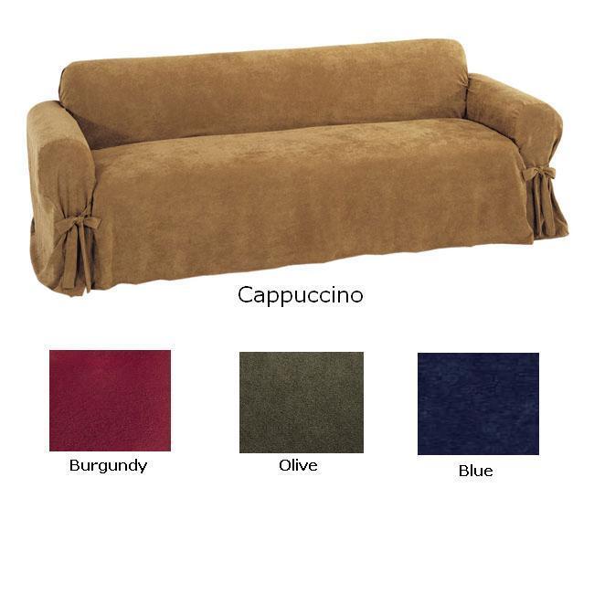 Comfortusa Soft Micro Suede Sofa Couch Loveseat Chair Slipcover In Comfortusa Soft Micro Suede Sofa Couch