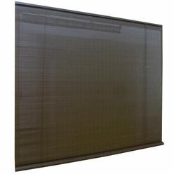 Outdoor Bamboo Roll Up Porch Shades Style Selections Indoor Outdoor Roll Up Shade In Chestnut 72