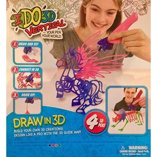 Redwood Ventures I Do 3d Vertical Drawing Kit 4 Pens Draw In 3d Fun Kids Kit Ages 8