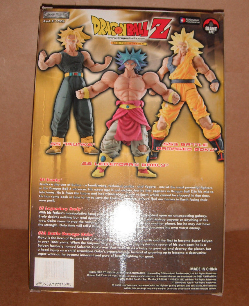 Jakks Pacific Dragon Ball Z Movie Collection Ss Trunks Action Figure