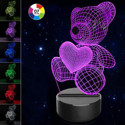 Color Changing Bubble Lamp