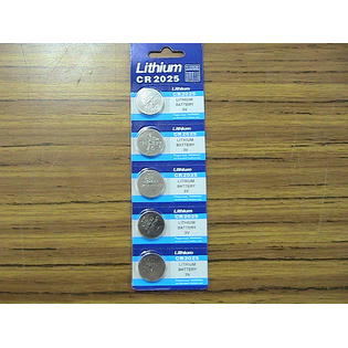Unbranded Generic Cr2025 Lithium Battery Cr 2025 Total Of 5 Pieces Batteries