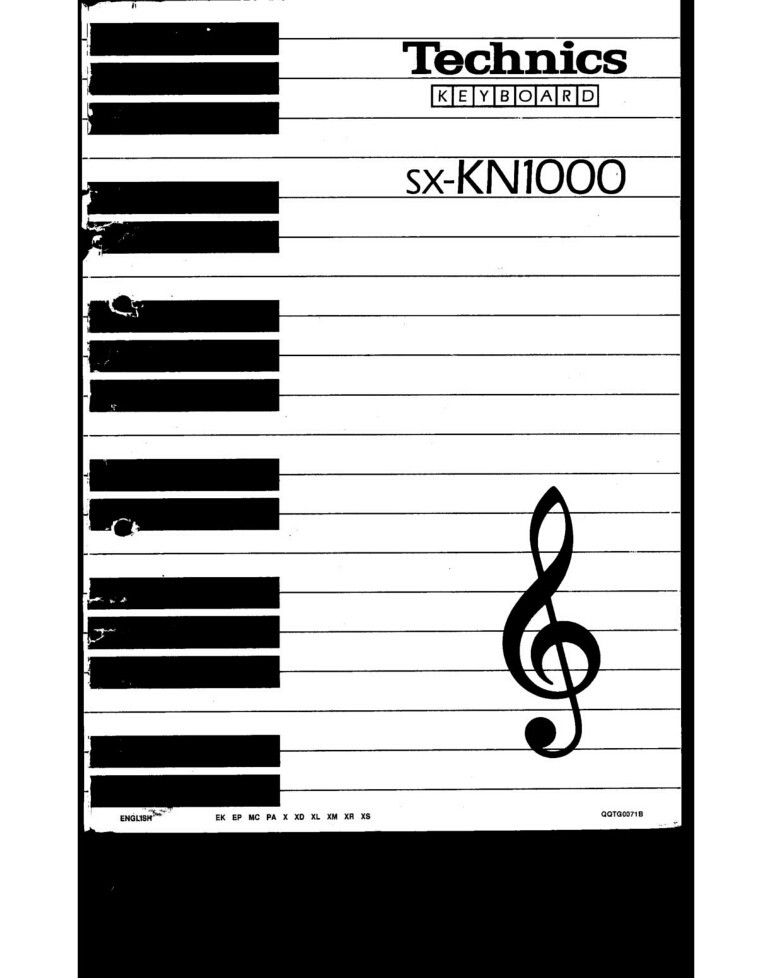 Technics Kn 1000 Manual Technics Kn 1000 Manual
