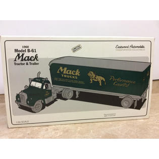 New First Gear 1960 Model B 61 Mack Tractor Trailer Eastwood Automobilia 19 0117