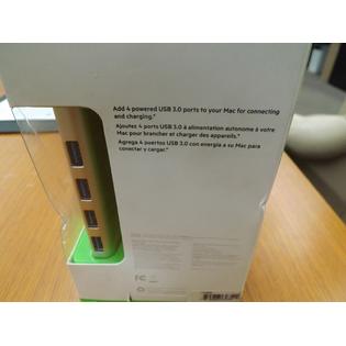 F4u088tt Belkin 4 Port Usb 3 0 Hub Usb C Cable Silver Nib