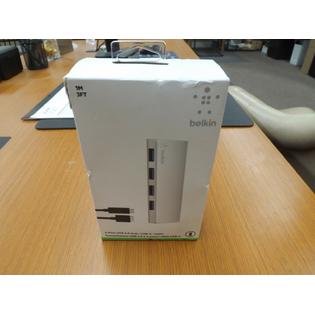 F4u088tt Belkin 4 Port Usb 3 0 Hub Usb C Cable Silver Nib