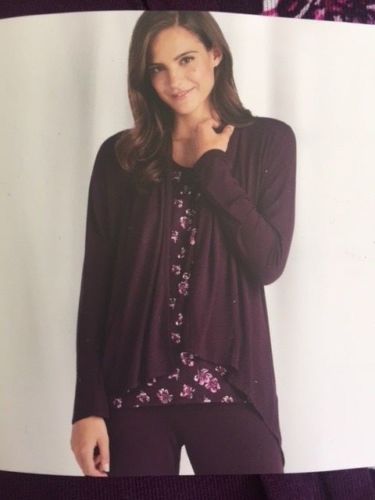midnight by carole hochman ladies 3 piece pajama set midnight by carole hochman size chart