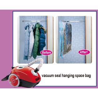 Storage Army 5x Jumbo Vacuum Seal Hanging Garment Bags Space Saver Saving Suit Storage Bag