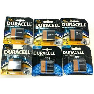 Dl223abu 6 Duracell Ultra Photo 223 Lithium Batteries 6v Fresh Bb 3 2020
