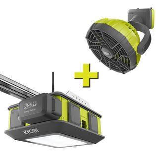 Ryobi Ryobi Ultra Quiet 2 Hp Belt Drive Garage Door Opener With Fan Accessory