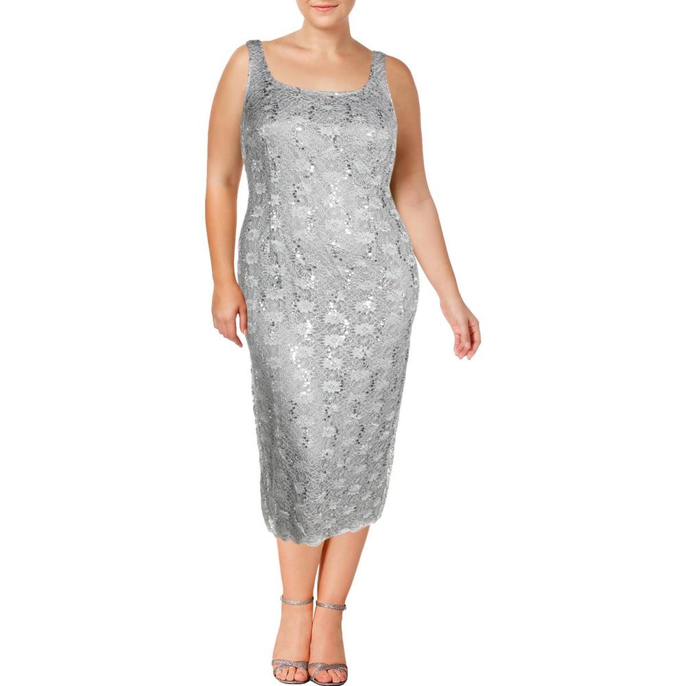 R & M Richards Womens 2PC Lace Sequined Dress With Jacket BHFO 4630