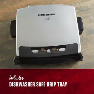 George Foreman Z9alj91xov Removable Plate Indoor Countertop Grill