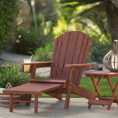 C Coast Patio Furniture Sears C Coast Wood Adirondack Chair Home Outdoor Patio Deck Backyard Red Ottoman Furniture New