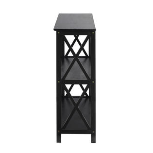 Shortwidebookcase Short Wide Bookcase Three Shelf Tier Bookshelf