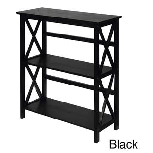 Shortwidebookcase Short Wide Bookcase Three Shelf Tier Bookshelf
