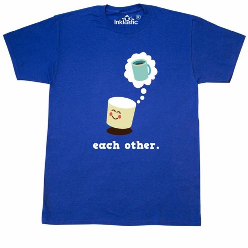 Inktastic Inktastic Couples Made For Each Other Chocolate T Shirt