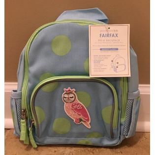 New Pottery Barn Kids Fairfax Owl Mini Pre K Backpack Aqua Light