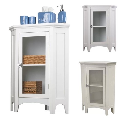Kitchen Corner Floor Cabinet Bathroom Storage Organizer Corner Floor Standing Cabinet Cupboard Kitchen Pantry