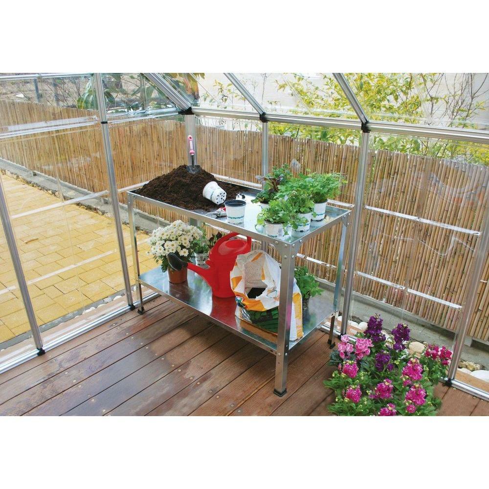 702439 Palram Greenhouse Potting Bench Freestanding Durable