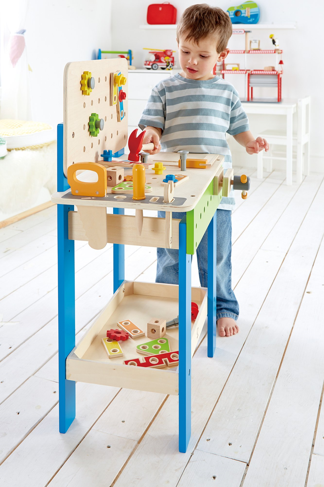 Master Workbench by Hape | Award Winning Kid's Wooden Tool