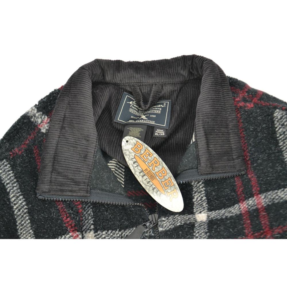 Vtg 1990 S Eddie Bauer Men S 1 4 Zip Micro Berber Pullover Heavy