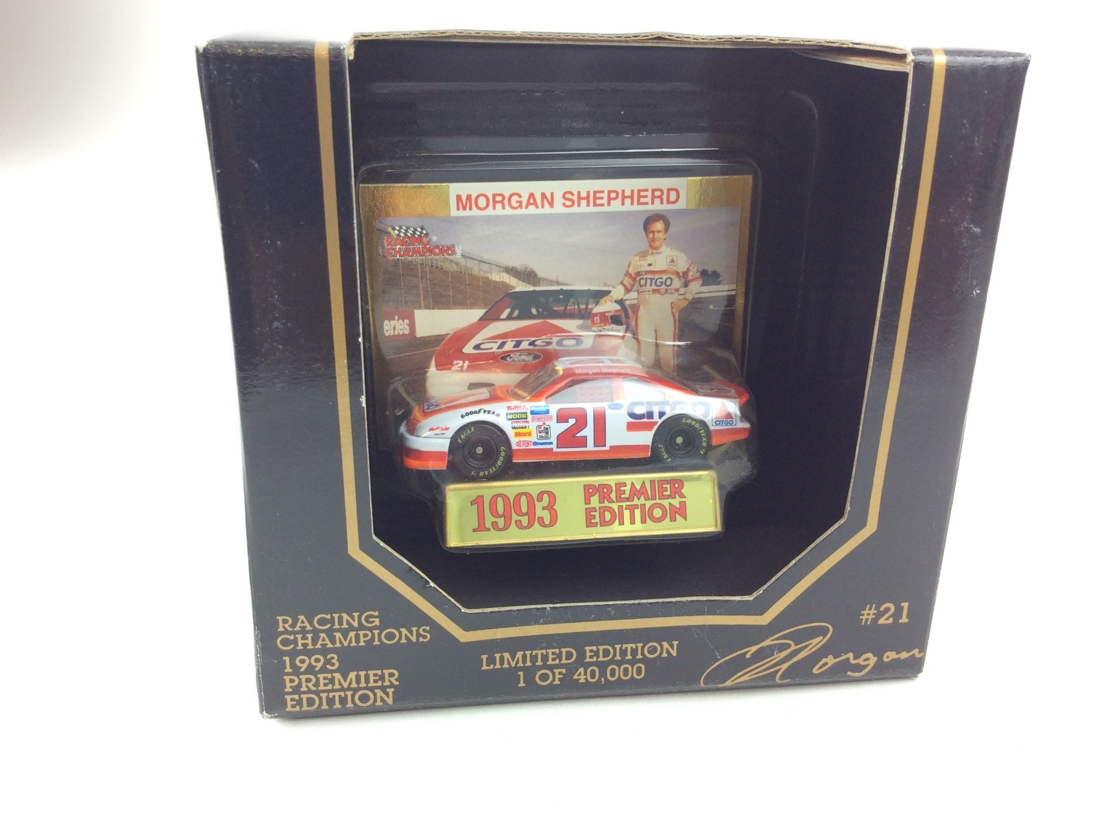 21 Morgan Shepherd Citgo 1993 Racing Champions Preimer Black Box 1 40 000 1 64