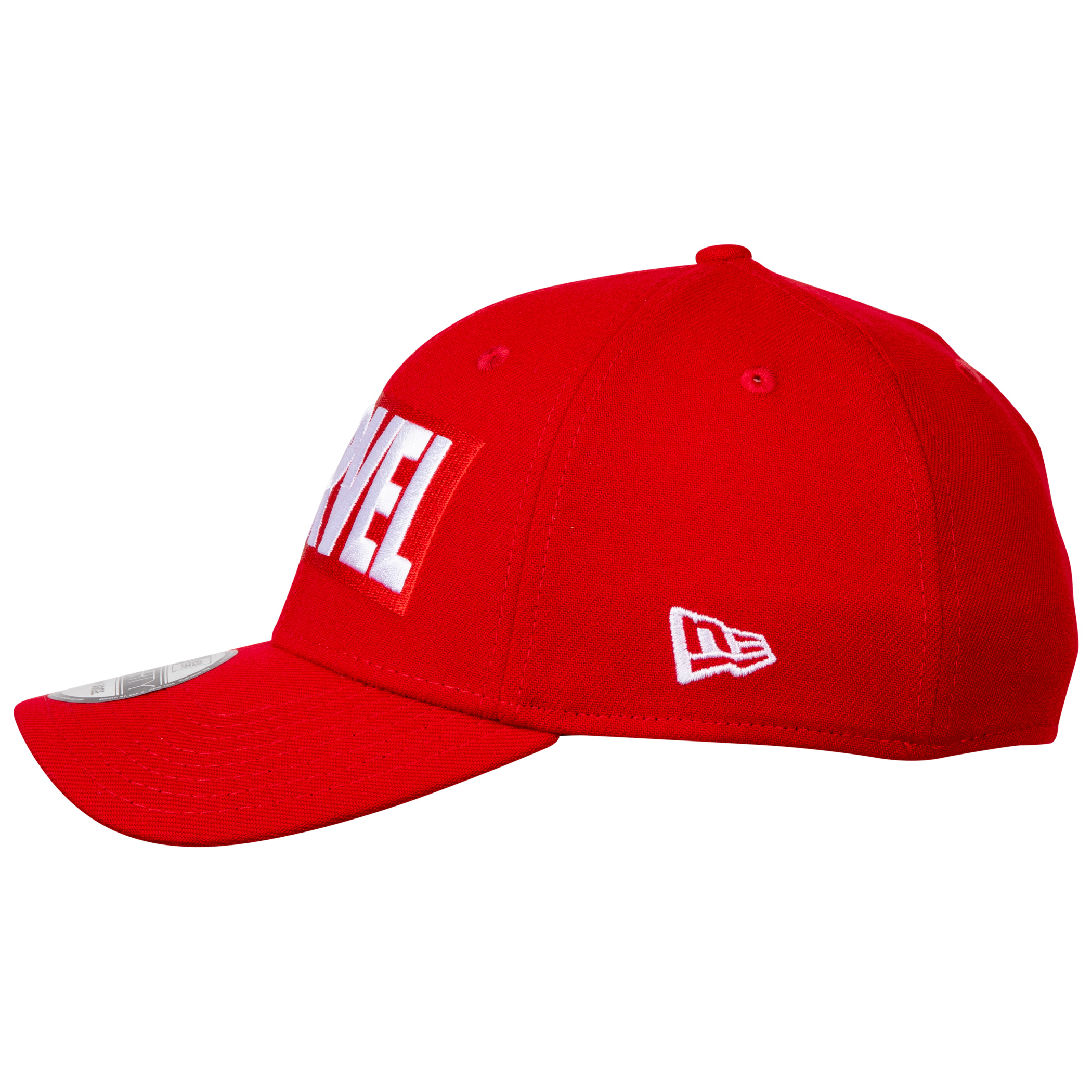 Marvel Brand Logo Red Label New Era 39thirty Fitted Hat Marvel Brand Logo Red Label New Era 39thirty Fitted Hat