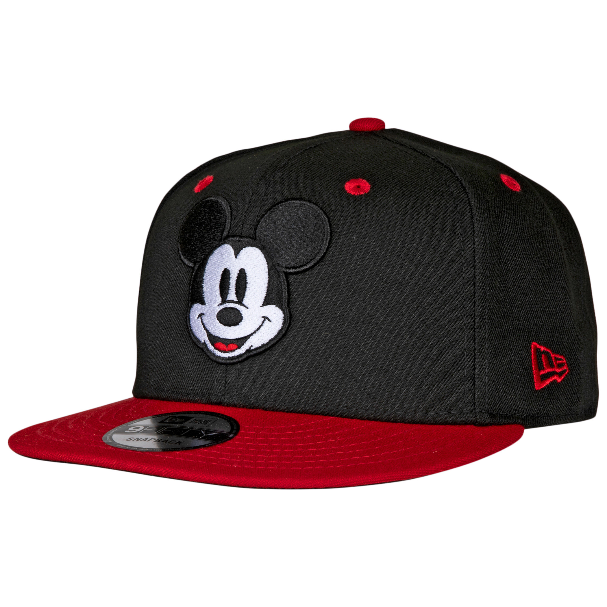 Retro Grandpa Snapback Hat Classic Mickey Mouse Face Adjustable Cotton ?????? | New Era Mickey Mouse Heritage fitted. Taiwan  main image 3