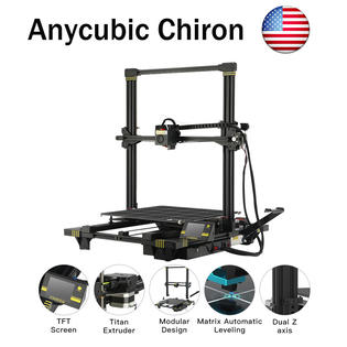 Anycubic Chiron Anycubic Chiron 3d Printer Oversized Semi Auto Level Double Z Axis 400 400 450mm