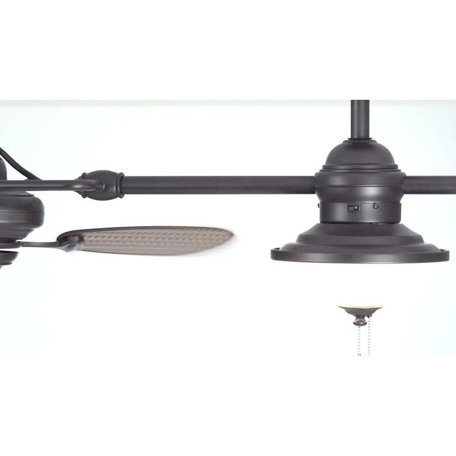 L0982 Harbor Breeze Twin Breeze Ii 74 In Oil Rubbed Bronze